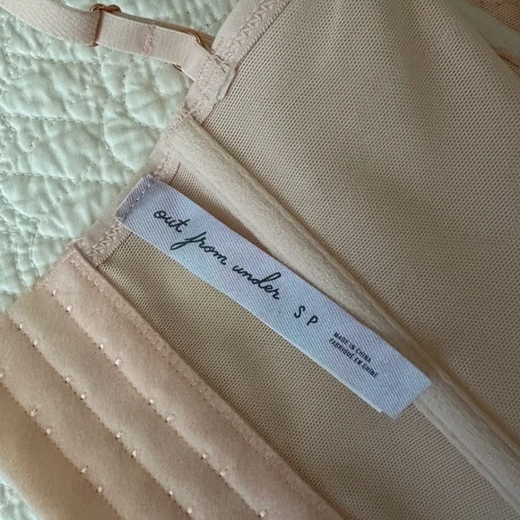 Urban Outfitters Out From Under Modern Love Corset Top Pale Pink Small - Picture 5 of 12